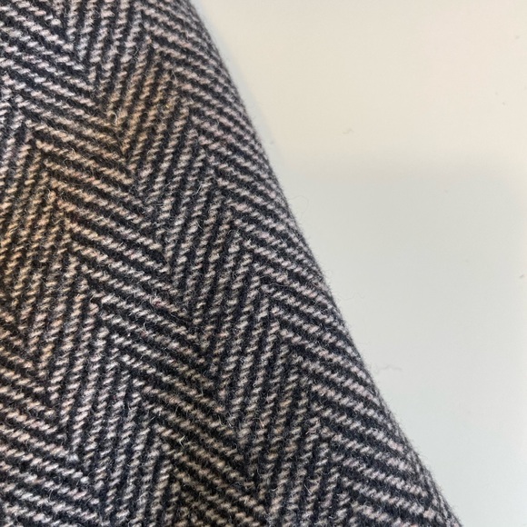 Abercrombie & Fitch wool blend herringbone Dad coat - Picture 6 of 6